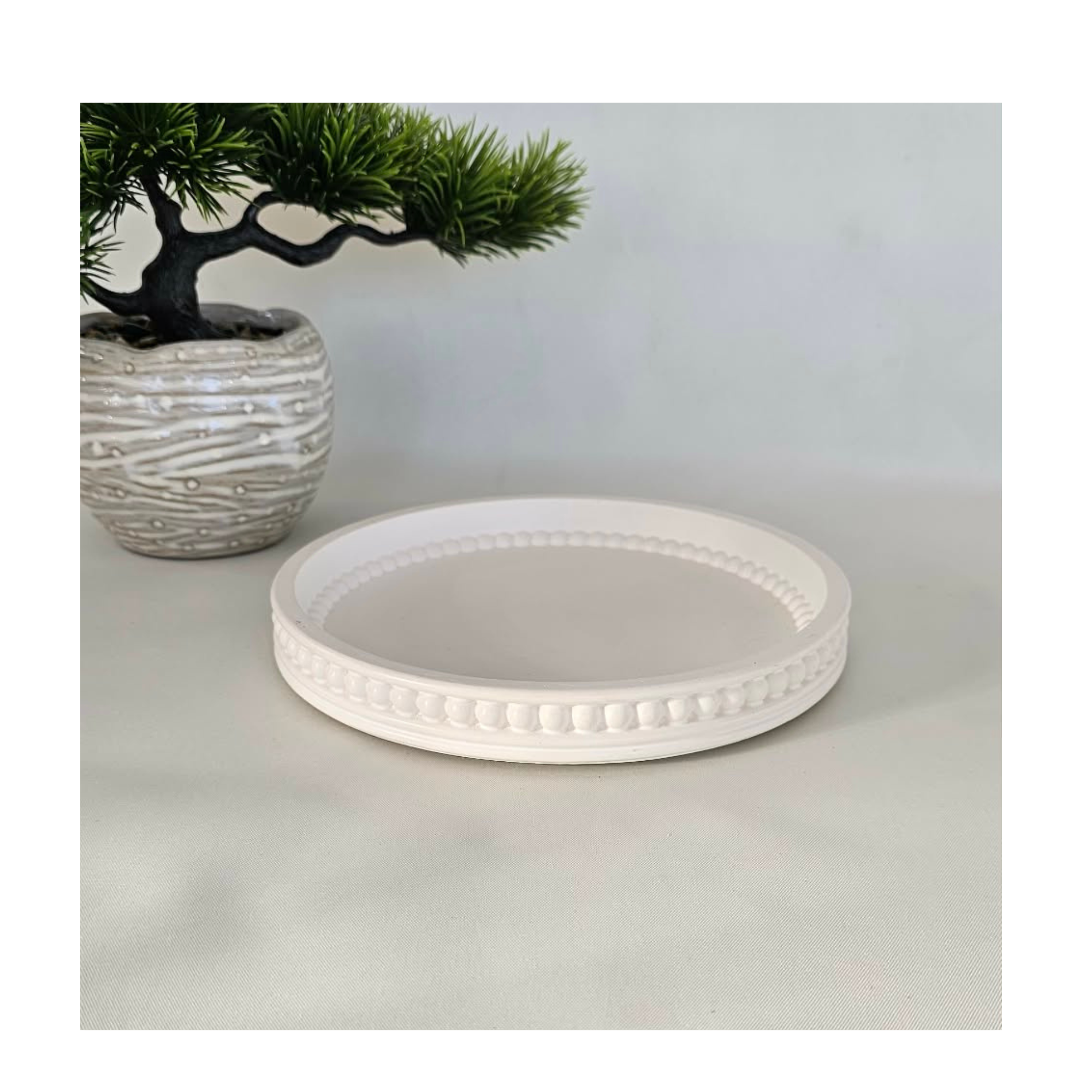 Minimalist Round Trinket Tray