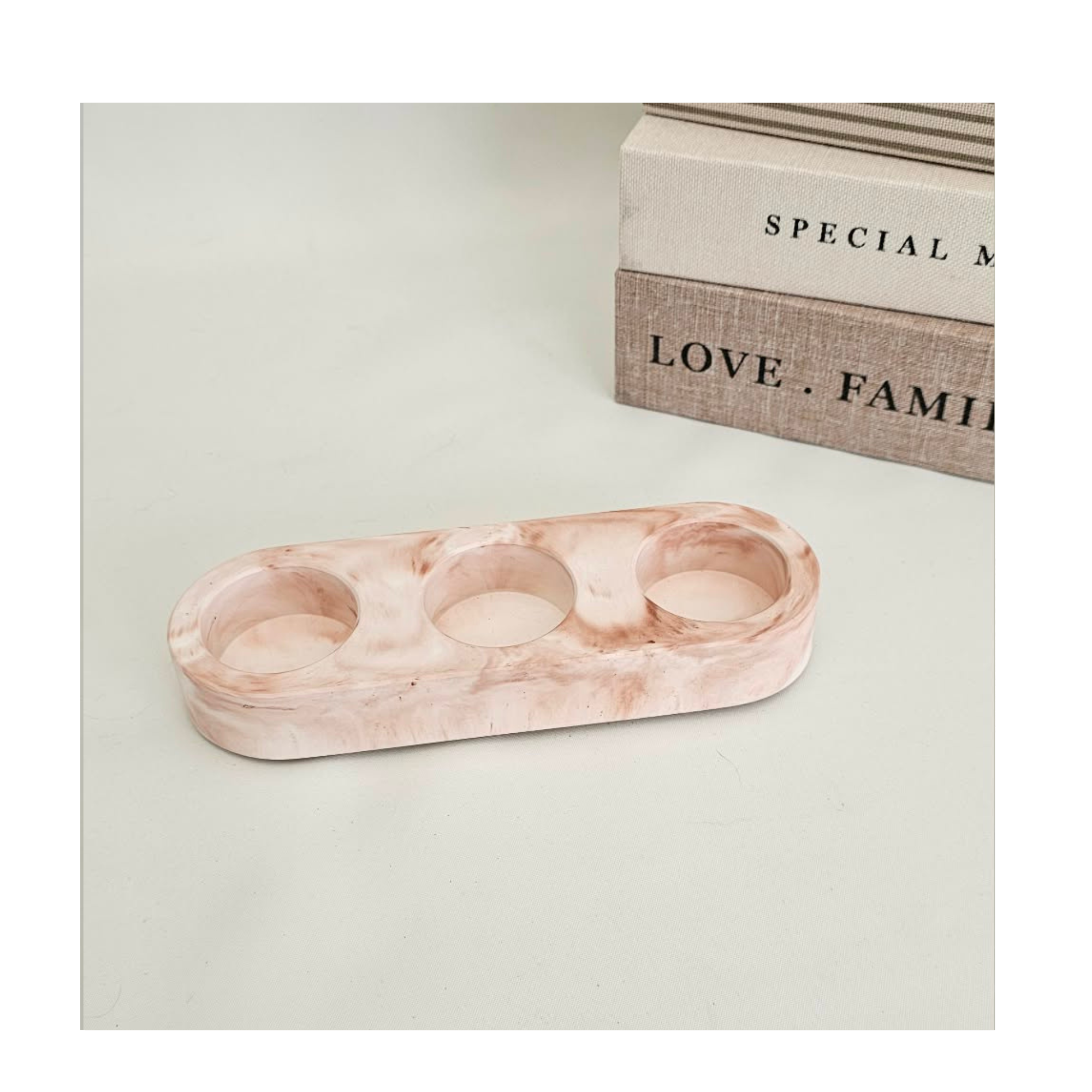 Minimalist Triple Tealight Holder