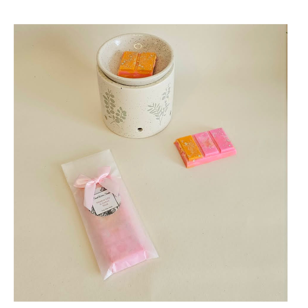 Meadow Lily & Cotton Musk Soy Wax Snap bar - Golden Glow