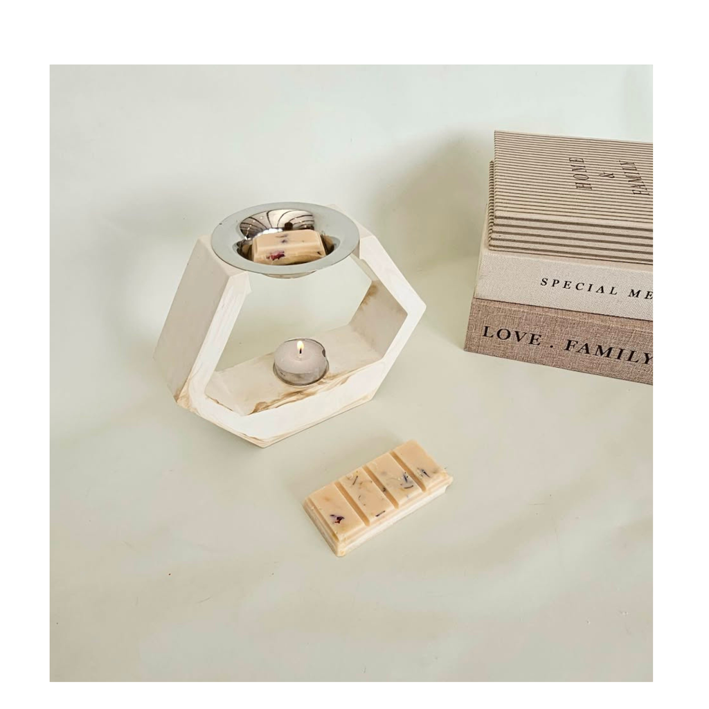 Sandstone Marble Wax Melt Burner Set