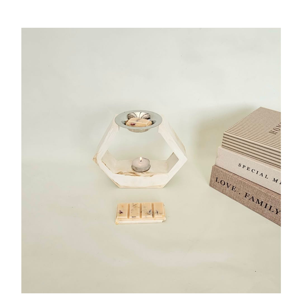 Sandstone Marble Wax Melt Burner Set