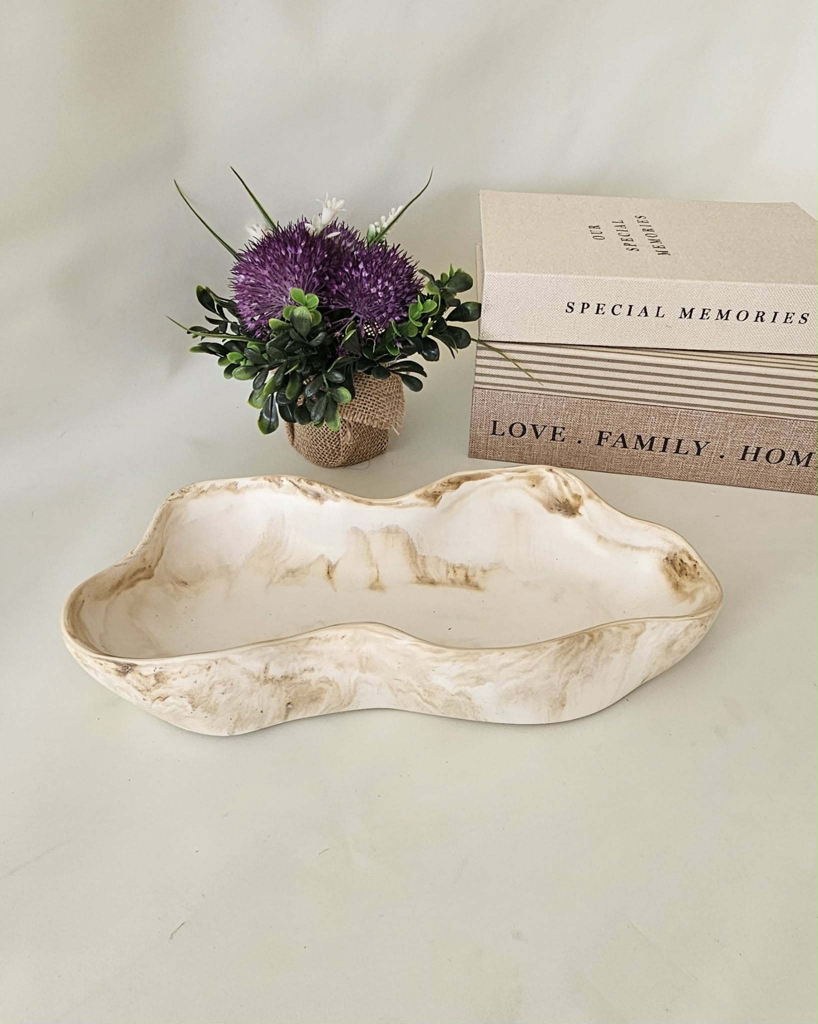 Sandstone Marble Catch-All Tray