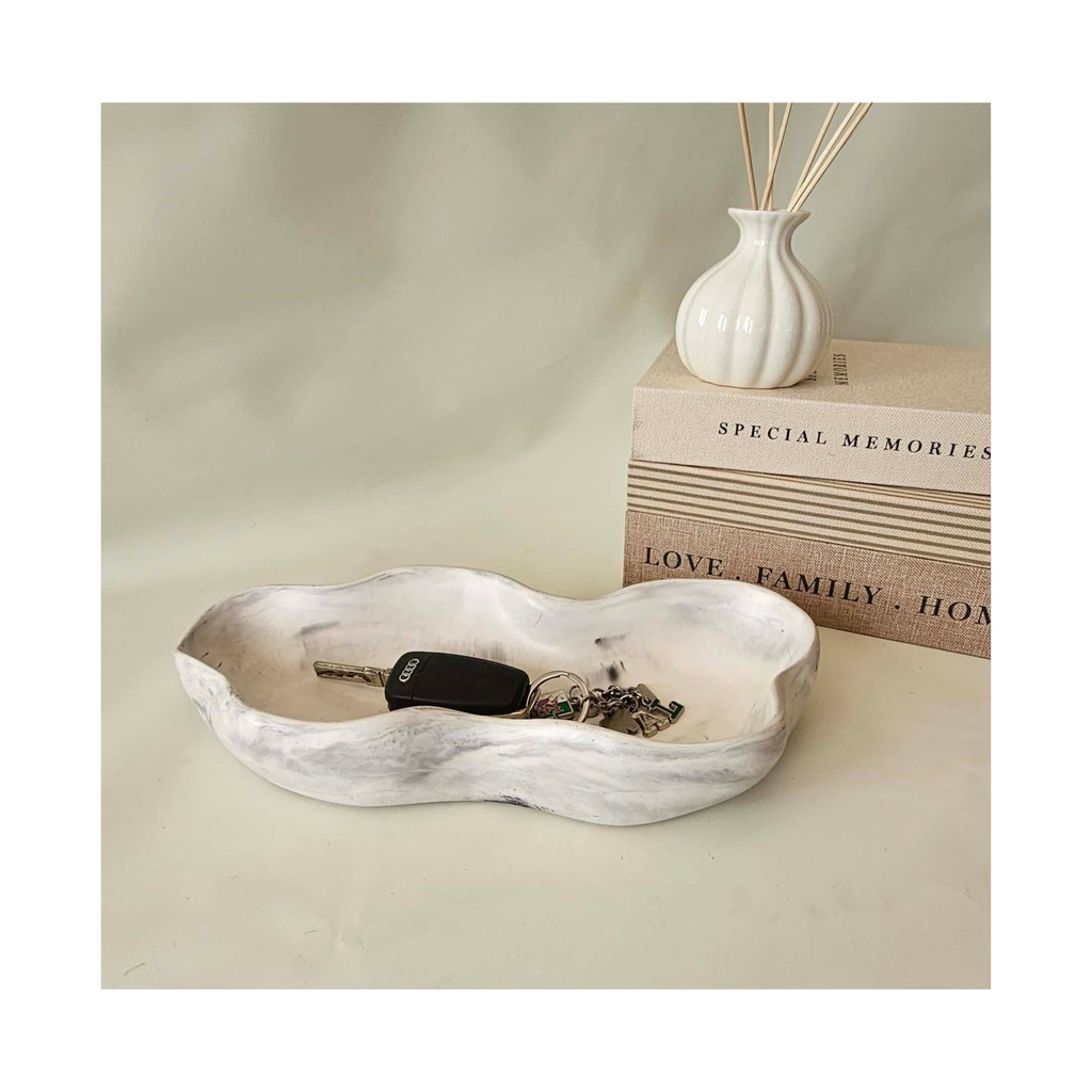 Black Marble Catch-All Tray